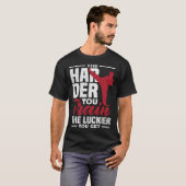 The Harder You Train The Luckier You Get Karate Ju Tシャツ (正面フル)