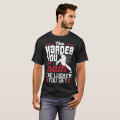 The Harder You Train The Luckier You Get Karate Ju Tシャツ (正面フル)