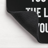 The Harder You Work The Luckier You Get Motivation マウスパッド (コーナー)