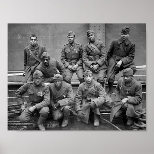 The Harlem Hellfighters - WW1 1919 ポスター (正面)