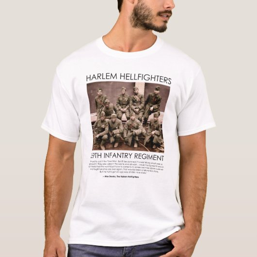The Harlem Hellfighters - WW1 Infantry Regiment Tシャツ (正面)