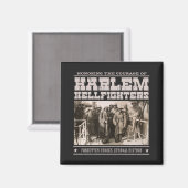 The Harlem Hellfighters - WW1 Tribute マグネット (正面/裏面)