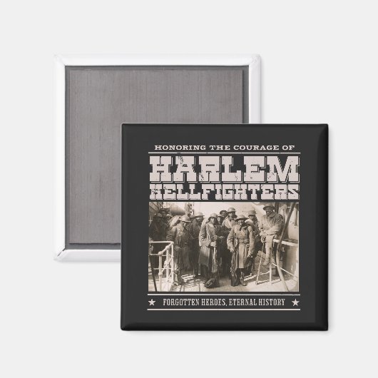 The Harlem Hellfighters - WW1 Tribute マグネット (正面/裏面)