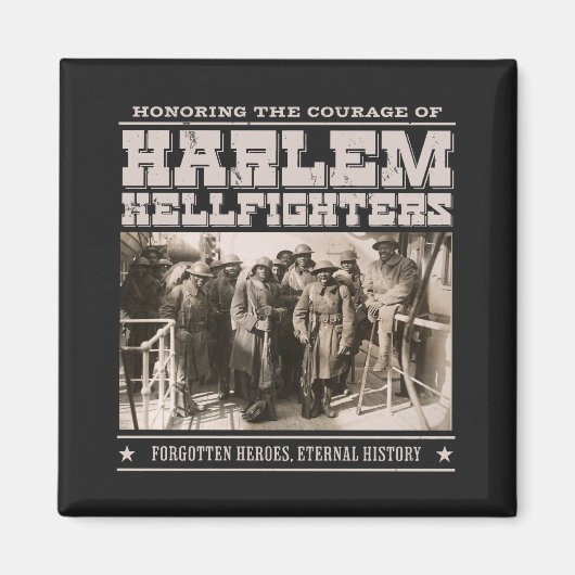 The Harlem Hellfighters - WW1 Tribute マグネット (正面)