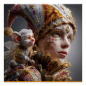 "The Harlequin Monkey with Magic Wings ポスター (正面)