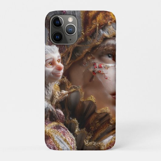 The Harlequin Monkey with Magic Wings Case-Mate iPhoneケース (裏)