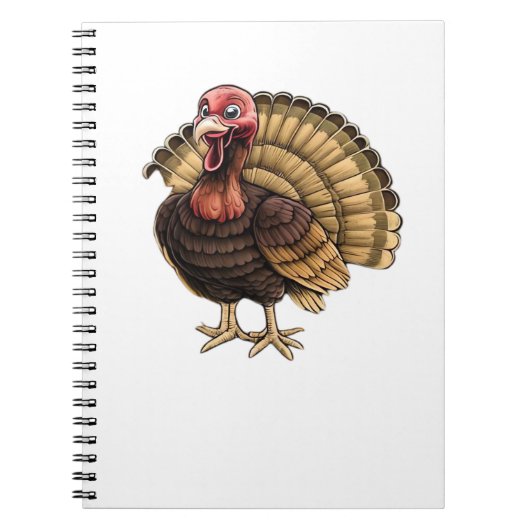 The Harvest Guardian Turkey Classic T-Shirt.png ノートブック (正面)