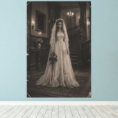 The Haunted Bride キャンバスプリント (インサイチュ (ウッドフロア))