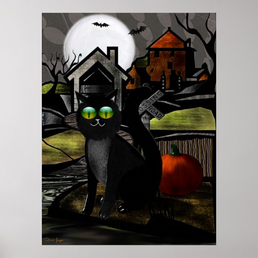 The Haunted Hills Folk Art HALLOWEEN ポスター (正面)