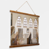 The Haunted Library 吊り下げ型タペストリー (傾斜あり)