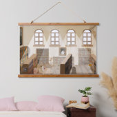 The Haunted Library 吊り下げ型タペストリー (寝室)