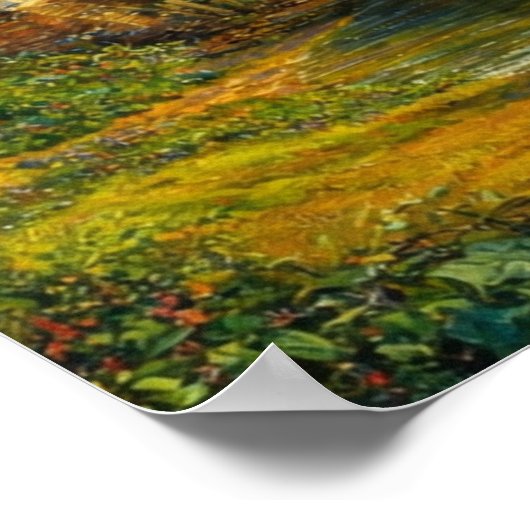 The Hay Wain by John Constable ポスター (角)