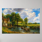 The Hay Wain by John Constable ポスター (正面)