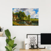 The Hay Wain by John Constable ポスター (ホームオフィス)