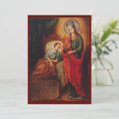 "The Healer" - Mother of God icon prayer card サンキューカード (スタンド正面)