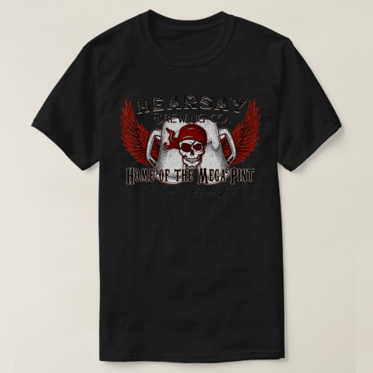 The hearsay brewing Co Tシャツ (デザイン正面)