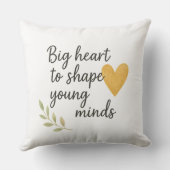 The heart of teaching  クッション (裏面)