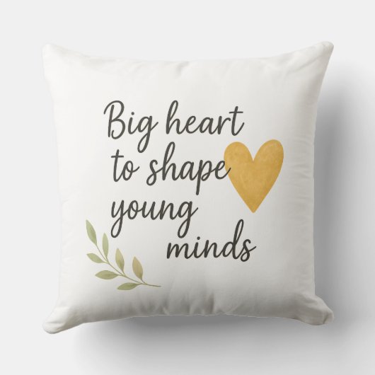 The heart of teaching クッション (裏面)