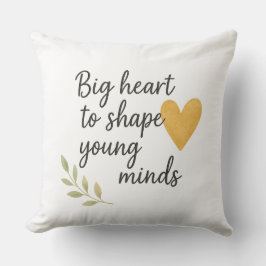 The heart of teaching  クッション