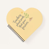 The heart of teaching ノートブック (正面)