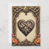 The heartbeat of the ancient gods 招待状 (裏面)