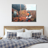 The Hearth of Heritage キャンバスプリント (インサイチュ (寝室))