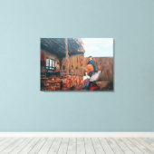 The Hearth of Heritage キャンバスプリント (インサイチュ (ウッドフロア))