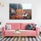 The Hearth of Heritage キャンバスプリント (インサイチュ (リビング))