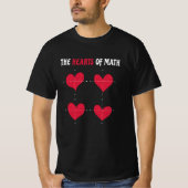 The Hearts Of Math Valentine's Day Math Tシャツ (正面)