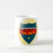 THE HEAT – バッジマはっきりしたグとレトロスターパワー コーヒーマグカップ (中央)