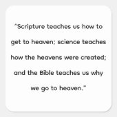 The Heavens スクエアシール (正面)