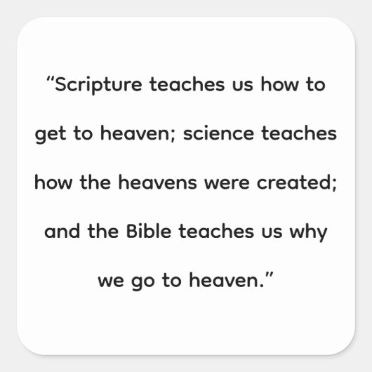 The Heavens スクエアシール (正面)