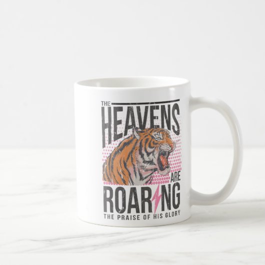 The Heavens Are Roaring, Psalm 19_1 Bible Verse  コーヒーマグカップ (右)