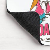 The Heavens Are Roaring Psalm 19_1, Retro Tiger Gr マウスパッド (コーナー)