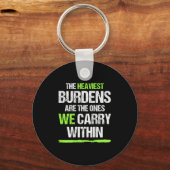 The Heaviest Burdens Are The Ones We Carry Within  キーホルダー (正面)