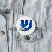 The Hebrew Letter Shin (ש) Shalom 缶バッジ (インサイチュ)