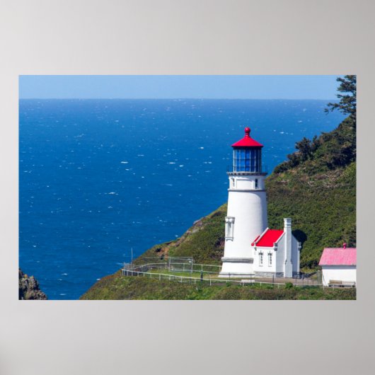 The Heceta Head Lighthouse Near Florence ポスター (正面)