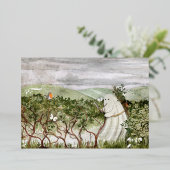 The Hedge-layer Spirit 箔招待状 (立ち正面)