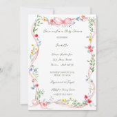 The Heirloom Rose & Ribbon Cottage Garden 招待状 (正面)