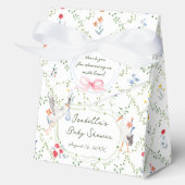 The Heirloom Rose & Ribbon Signature Stork フェイバーボックス (正面)