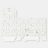 The Heirloom Rose & Ribbon Signature Stork フェイバーボックス (見開き)