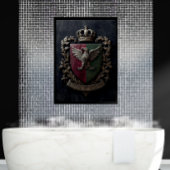  The Heraldic Crest Chateaucore Victorian Medieval ポスター