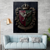  The Heraldic Crest Chateaucore Victorian Medieval ポスター