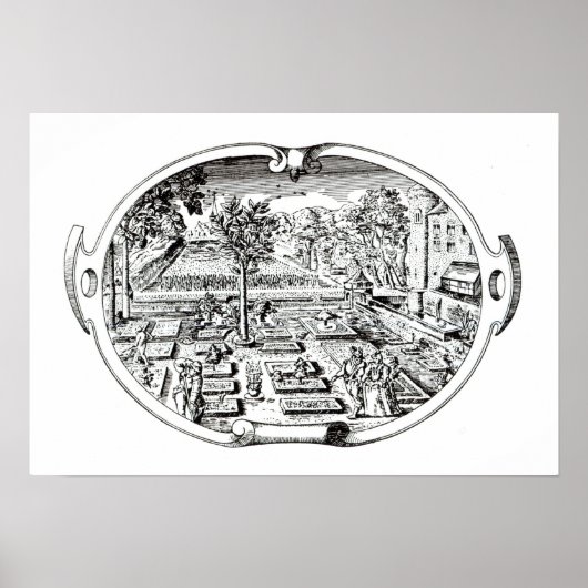 『The Herball』のフロンティスピース、ジョン・ジェラール( ポスター (正面)