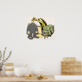 The Herculoids Comic Classic Vintage Retro Cartoon ポスター (キッチン)