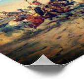 The Herd Quitter (by C. M. Russell, c.1897) ポスター (角)