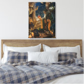 The Hermit card illustration - alchemy art キャンバスプリント (インサイチュ (寝室))