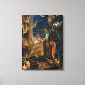 The Hermit card illustration - alchemy art キャンバスプリント (正面)