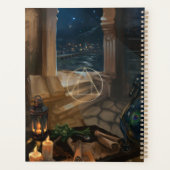 The Hermit Tarot card - alchemy fantasy art プランナー手帳 (裏面)