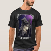The Hermit Tarot Card Gothic Halloween Grim Reaper Tシャツ (正面)